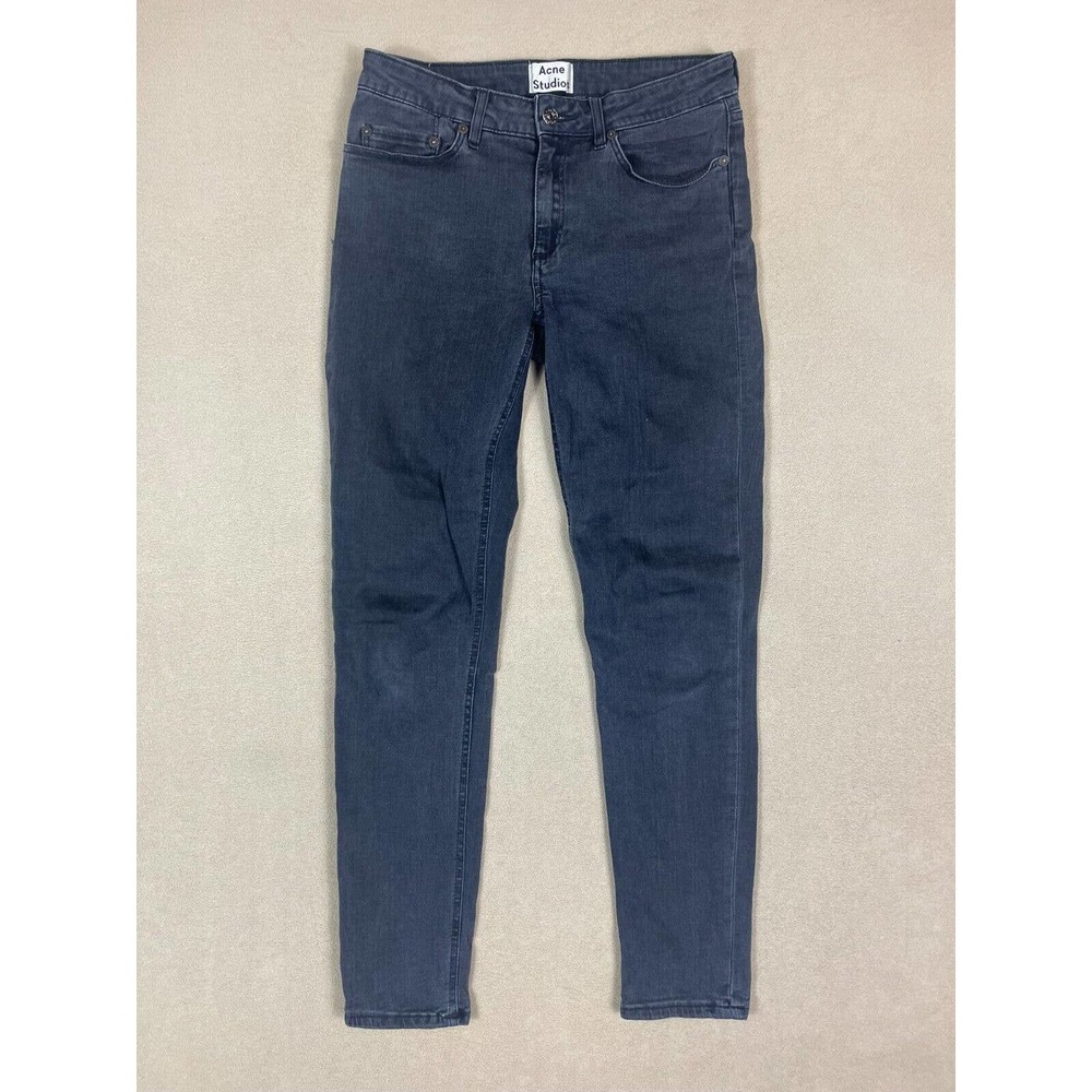 Acne Studios Jeans‎ Adult 28/32 Black Skin Rocca Skinny Low Rise Womens